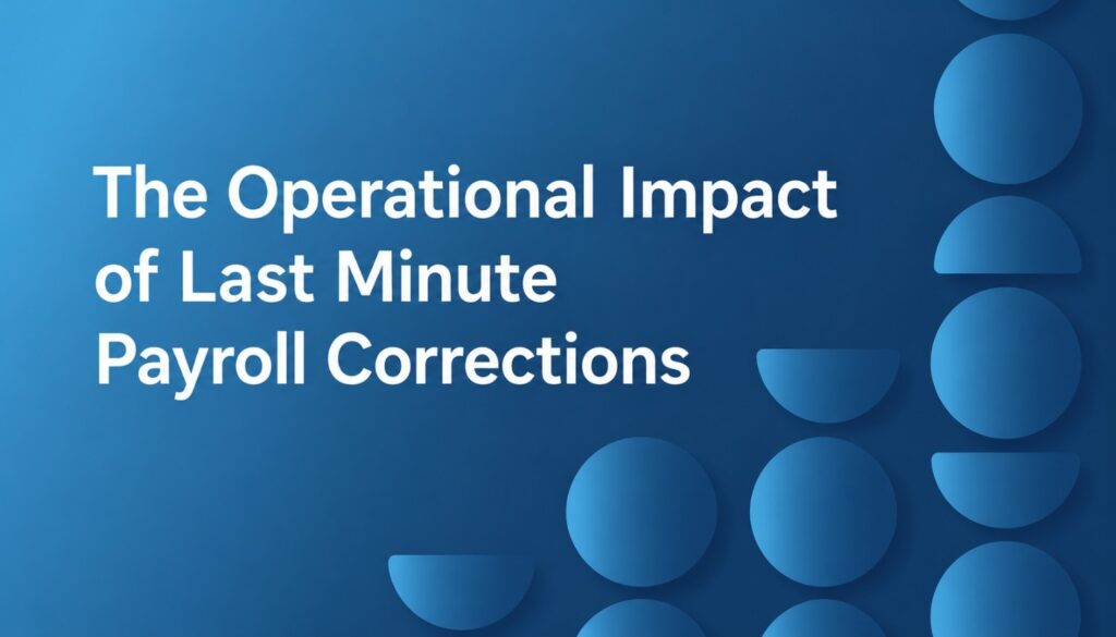 The Operational Impact of Payroll Errors in Modern Businesses
