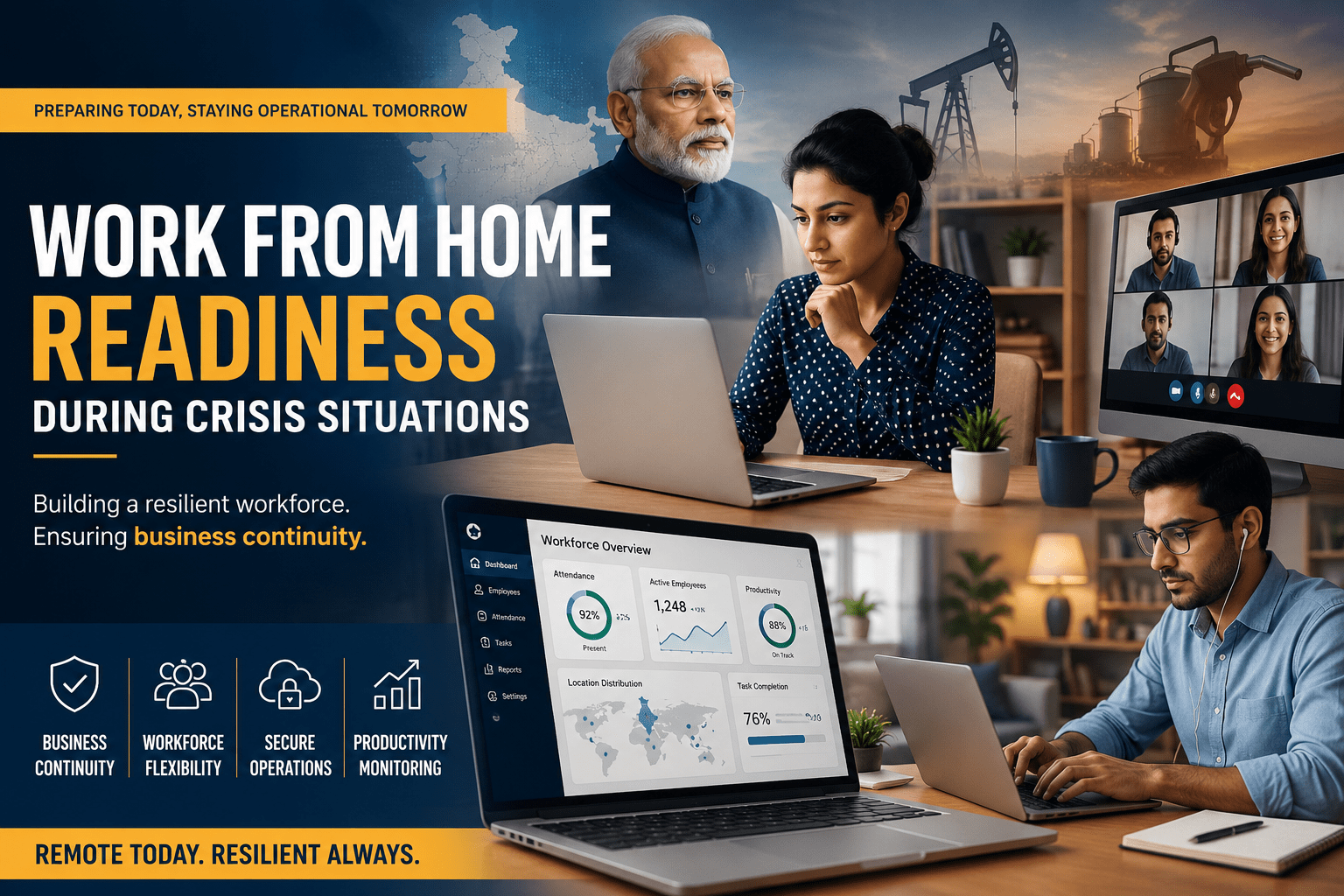work from home urge by PM Modi