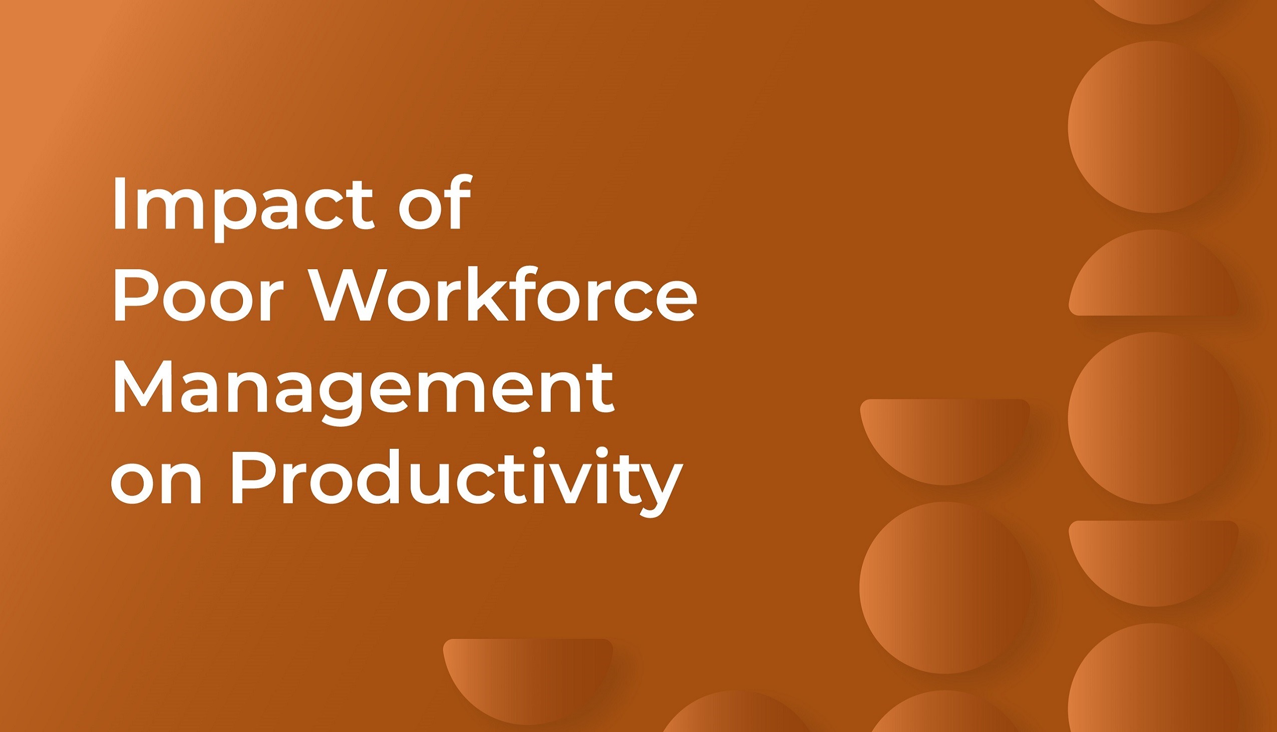 workforce management issues