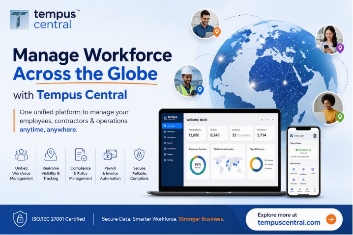 Manage Workforce Across the Globe with Tempus Central 1 tcg